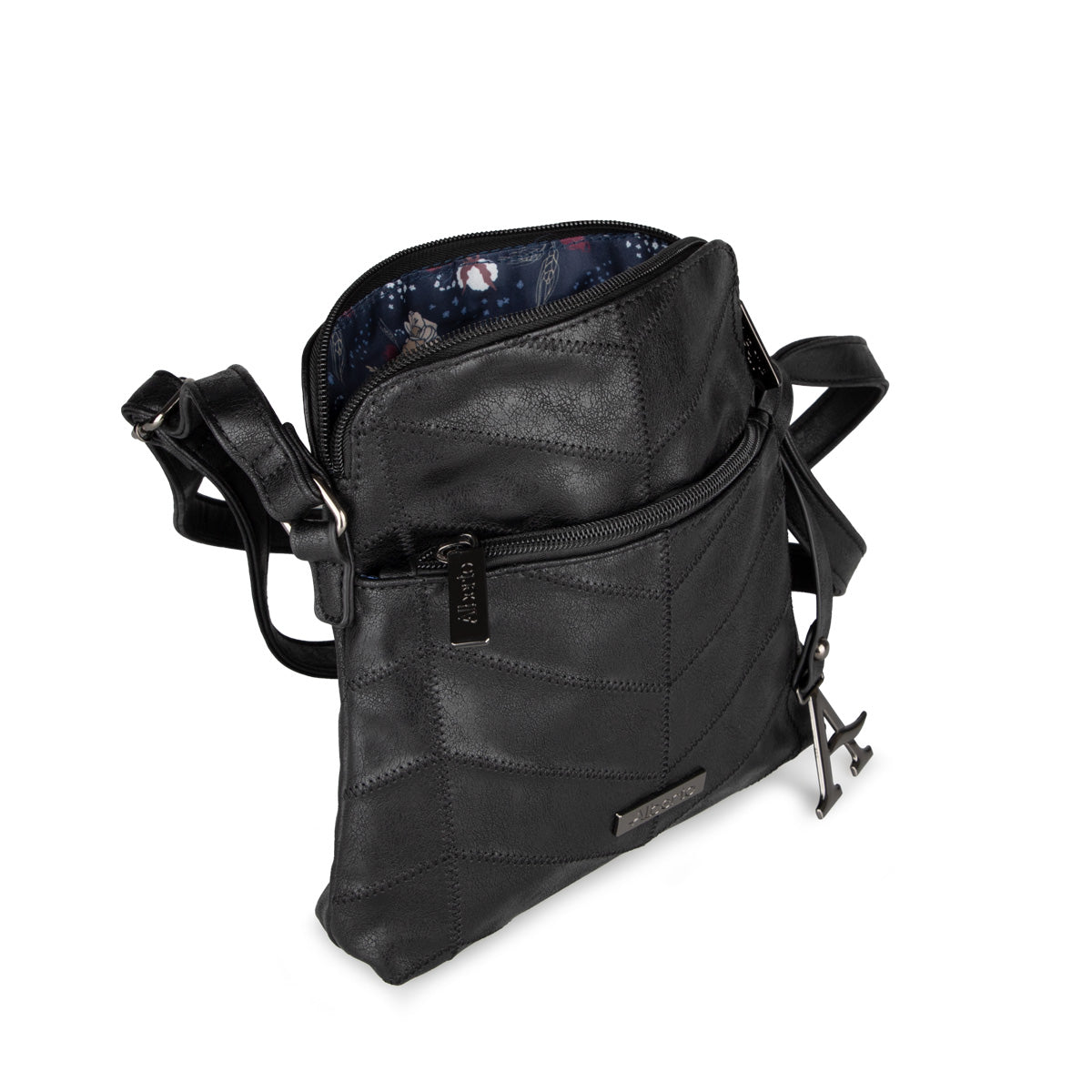 Sangle De Sac Réglable 80-140 Cm - Largeur 3.8 Cm - Polyester - Mousquetons - Rouge - Remplacement Et Déco