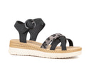 Velcro fastening sandals Alberto for women - NEDITH