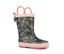 Blue Rocky rain boots for little girls - LILA