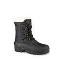 Black Blue Rocky Winter Boots for Men - Snowman Felt