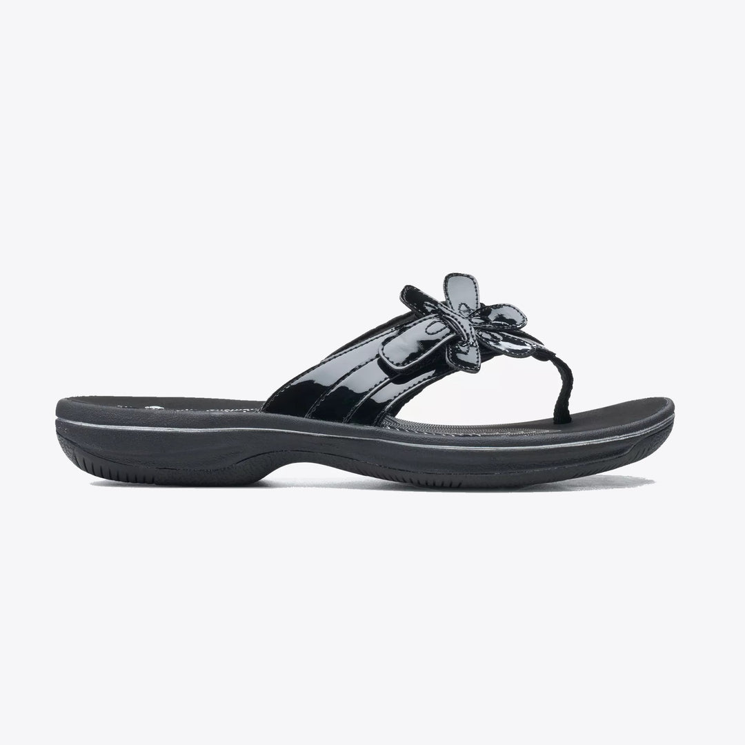 Sandale Fille CLARKS Cuir Argenté Taille 8.5F - Couronne Fleurie - Neuf Avec Boîte
