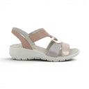 Sandales Imac en cuir véritable pour femmes - CHARLOTTE ELASTIC II