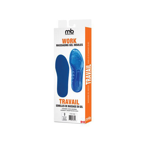 Semelles Gel Confort Ultime - Pour Sport, Travail & Quotidien - Anti-Dérapantes Et Respirantes
