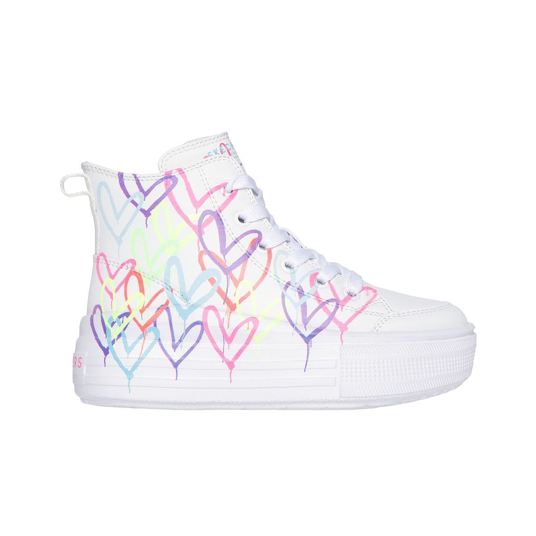 sketchers girls high tops