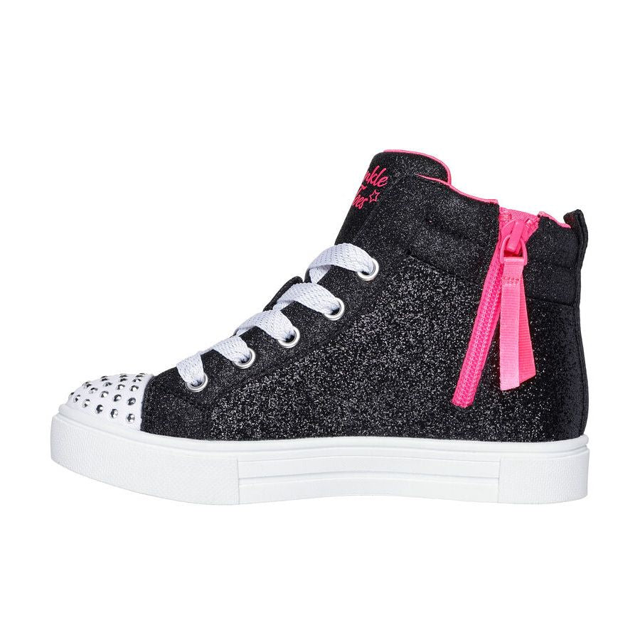 Souliers coupe haute skechers pour filles twinkle toes high