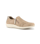 Ultimate Comfort Synthetic Leather Loafers for Women - Goldfinch