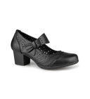 Myna - Chaussures noires à talon Ultime Confort pour femmes