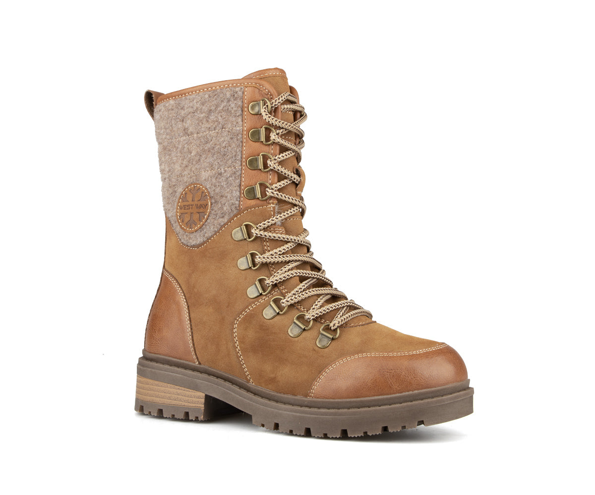 Bottes Hautes Fille Jusqu'au Genou - Bottes D'Équitation Hiver DADAWEN Cuir Synthétique Noir